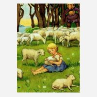 Postkarte „Die Reise ins Land“ von Elsa Beskow