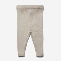 Leggings Rippstrick Baumwolle/Wolle