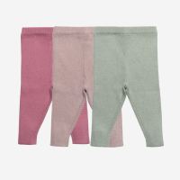 Leggings Rippstrick Baumwolle/Wolle