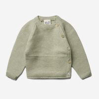 Kimono Baumwolle/Seide Krausstrick