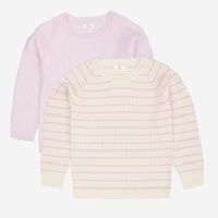 Strickpullover Rib Blouse Merinowolle