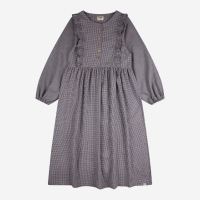 Flanell-Kleid Baumwolle pepita 4-5 Jahre