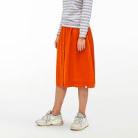 Damen Rock Leinen squash XL