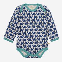 Body langarm Bio-Baumwolle Tierdruck