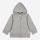 Sweatjacke mit Kapuze Bio-Baumwolle grau 86/92