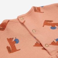 Baby Hungry Squirrel Overall Bio-Baumwolle