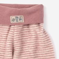 Nabelbundhose Wollfrottee-Plüsch Ringel