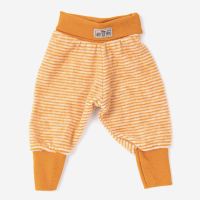 Nabelbundhose Wollfrottee-Plüsch Ringel