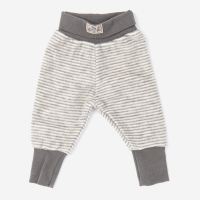 Nabelbundhose Wollfrottee-Plüsch Ringel