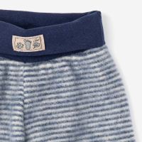 Nabelbundhose Wollfrottee-Plüsch Ringel