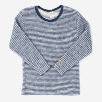 Shirt Wollfrottee-Plüsch Ringel