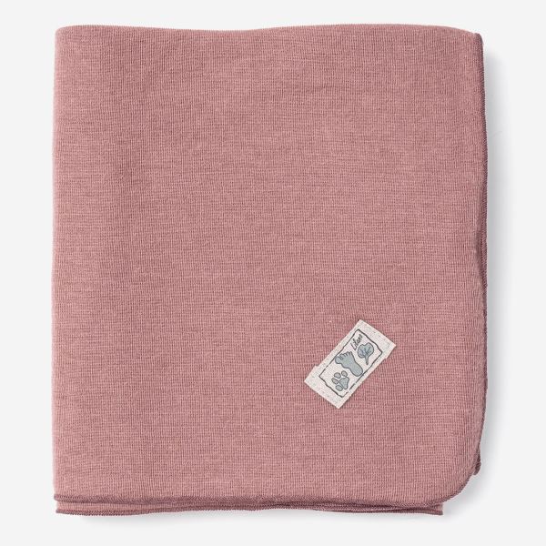 Babydecke Wolle/Seide mauve
