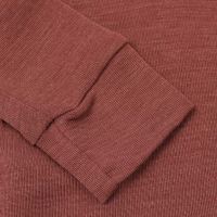 Pullover mit Knopfleiste Wolle/Seide