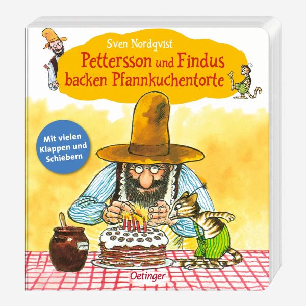 Buch "Pettersson und Findus backen Pfannkuchentorte"