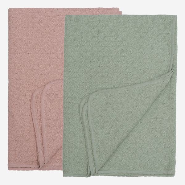 Babydecke Strickmuster Bio-Baumwolle