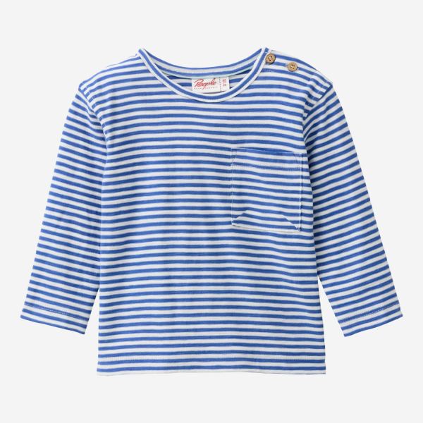 Langarmshirt Baumwolle Ringel