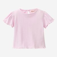 Kurzarmshirt Baumwolle rosa