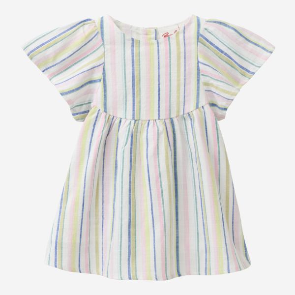 Kinder Kleid Baumwolle bunte Streifen