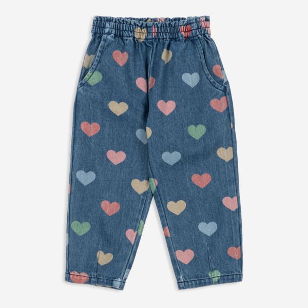 Jeans Hose Magot Baumwolle Herzen