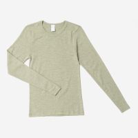 Unisex Shirt langarm Baumwolle/Wolle/Seide