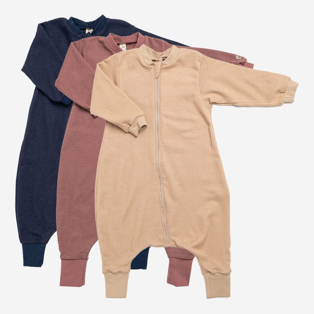 Schlafsack mit Fu von Lilano aus Wolle/Seide | Lila Lmmchen Onlineshop