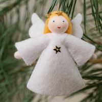 Blumenkind Engel mit Stern