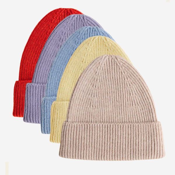 Kinder Mütze Beanie Wolle Fonzie