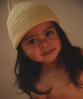 Kinder Mütze Beanie Wolle Fonzie