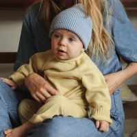 Kinder Mütze Beanie Wolle Fonzie