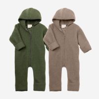 Baby Zipp-Overall mit Kapuze Wollfleece