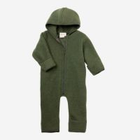 Baby Zipp-Overall mit Kapuze Wollfleece