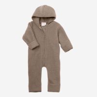 Baby Zipp-Overall mit Kapuze Wollfleece