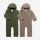 Baby Zipp-Overall mit Kapuze Wollfleece