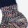 Babysocke Wolle/Baumwolle marine-bunt 00