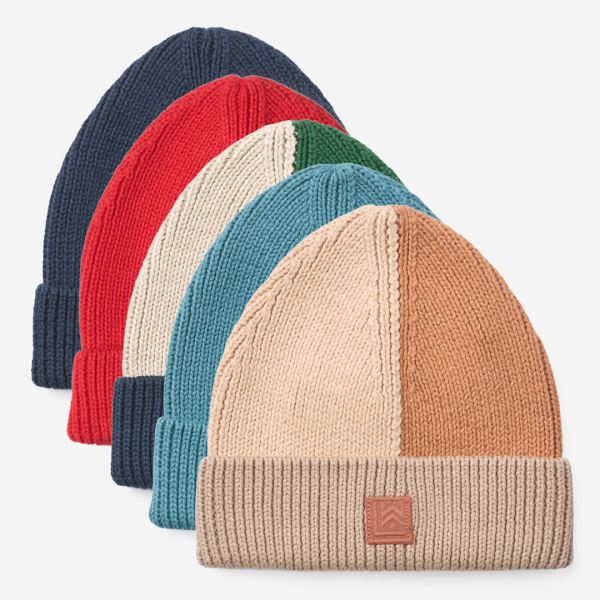 Kinder Strickmütze Ezra Baumwolle