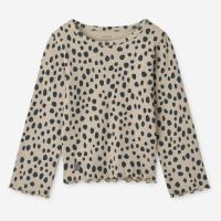 Langarmshirt Nieve Bio-Baumwolle leo spots