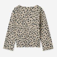 Langarmshirt Nieve Bio-Baumwolle leo spots