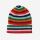 Rib Beanie bunt gestreift