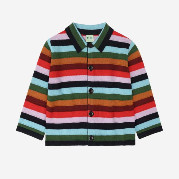 Jacke bunt gestreift