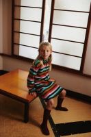 Jacke bunt gestreift