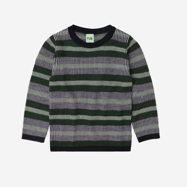 Wollpullover gestreift