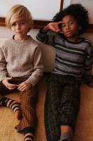 Wollpullover gestreift