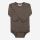 Body langarm Wolle/Seide braun beige