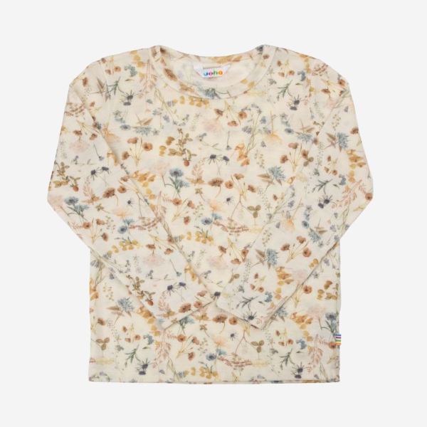 Langarmshirt Merinowolle Flora