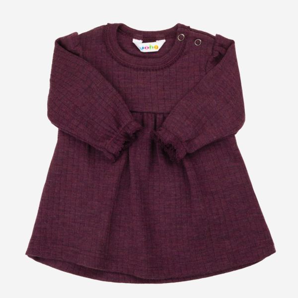Kleid Merinowolle pflaume