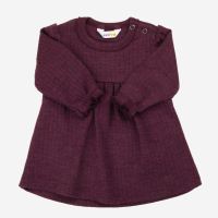 Kleid Merinowolle pflaume