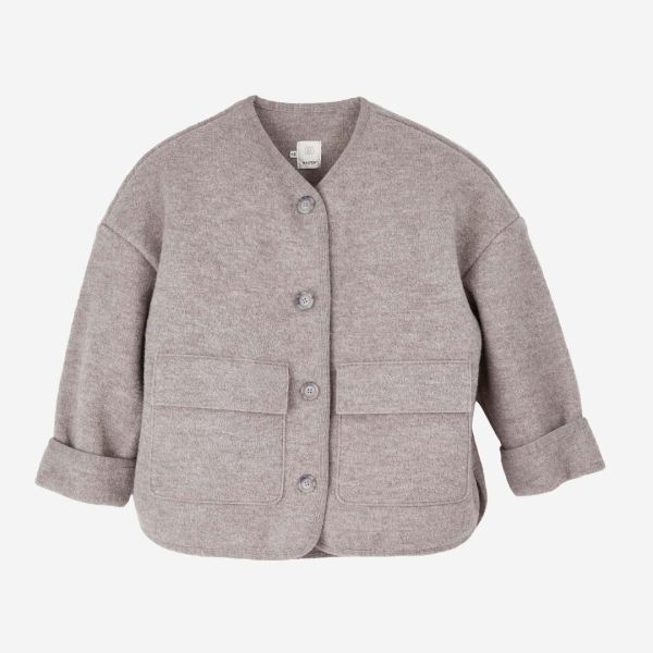 Walk Jacke oversized greige
