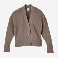 Damen Grobstrick Cardigan Merinowolle