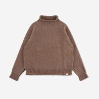 Kinder Raglan High Neck Sweater Lammwolle/Baumwolle