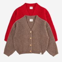 Kinder Strickjacke Lammwolle/Baumwolle